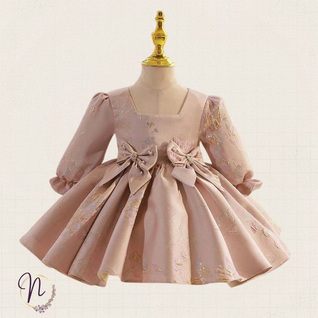 Soft Blush Garden Princess Dress