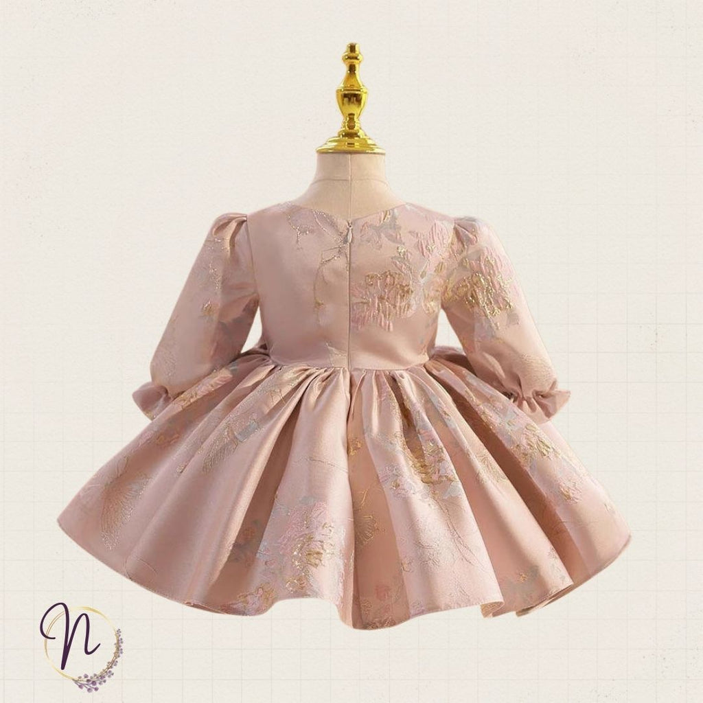 Soft Blush Garden Princess Dress