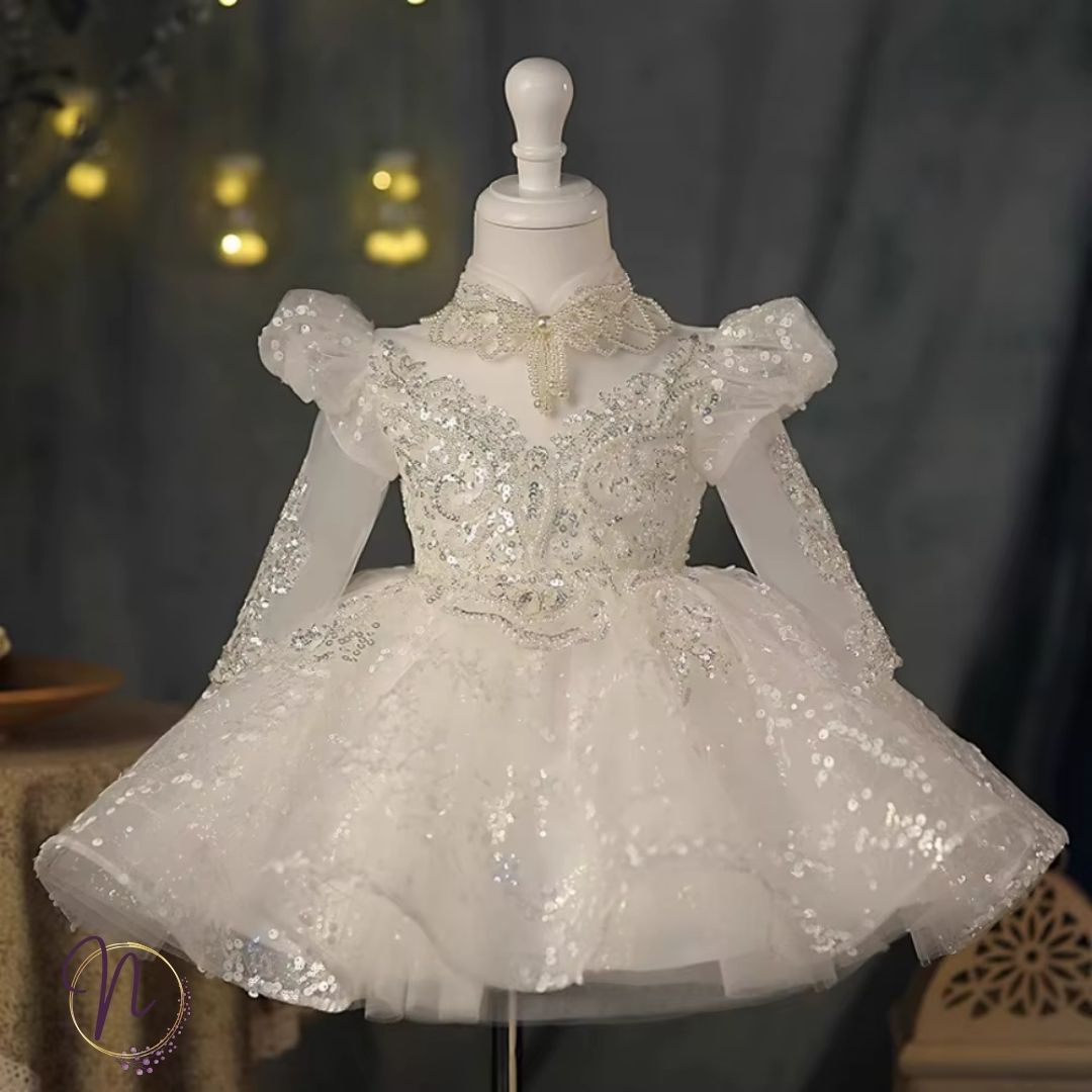 Ivory Snowflake Princess Dress
