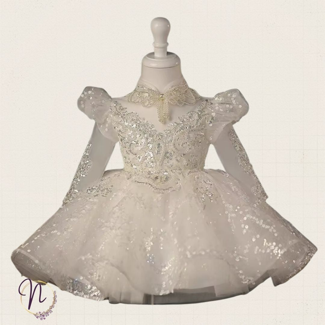 Ivory Snowflake Princess Dress