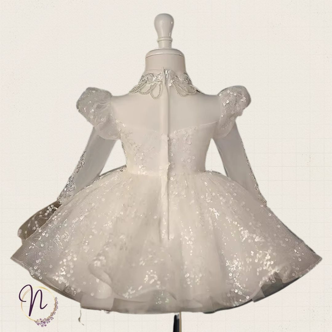 Ivory Snowflake Princess Dress