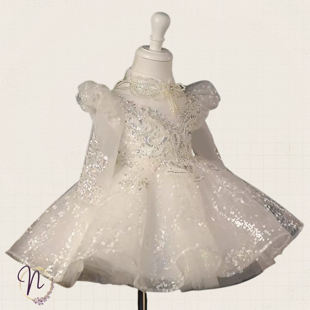 Ivory Snowflake Princess Dress