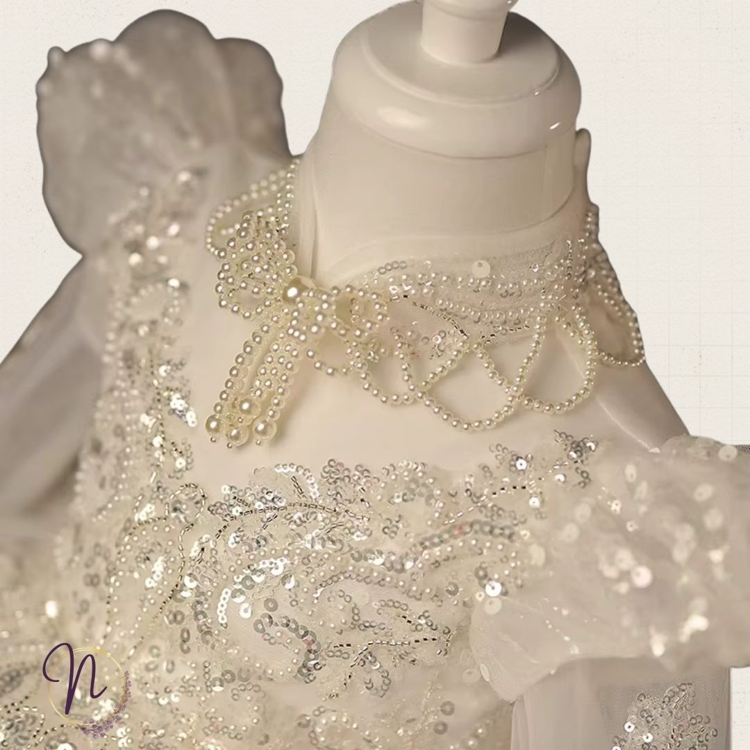 Ivory Snowflake Princess Dress