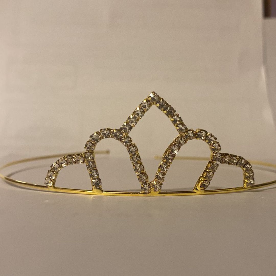 Golden Sparkle Princess Crown