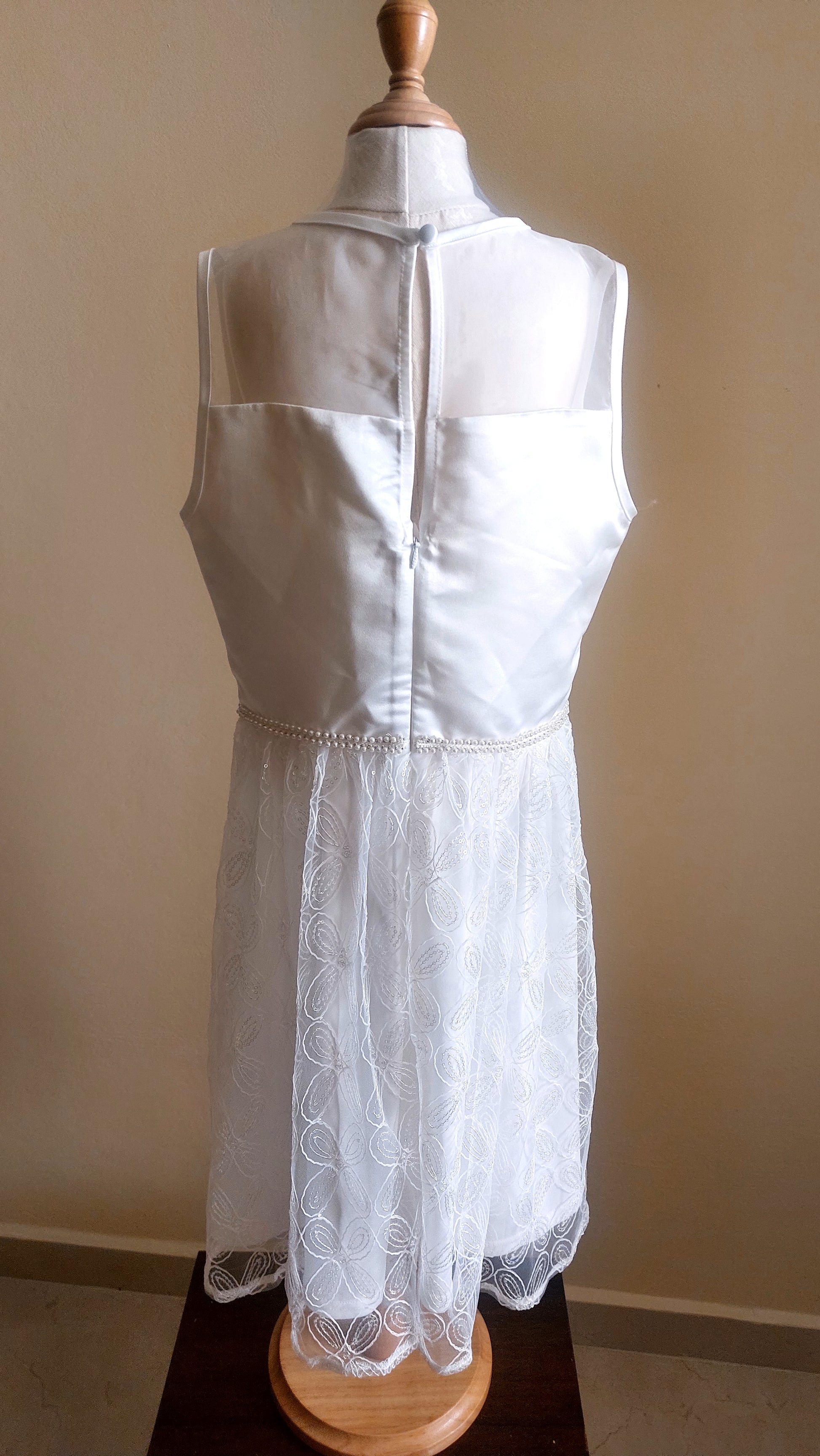 Pearl Bow Elegance Dress