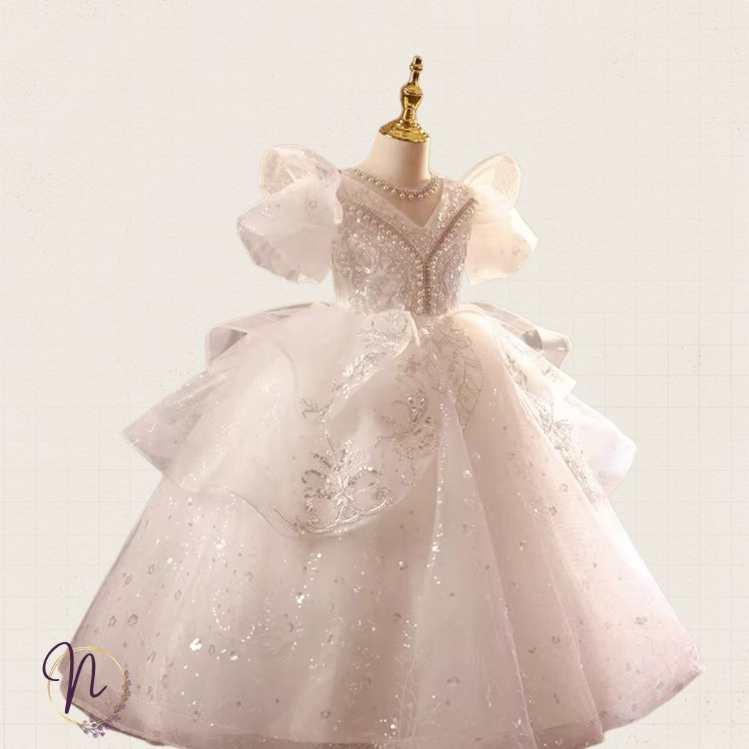 Ivory Lumière Couture Princess Dress