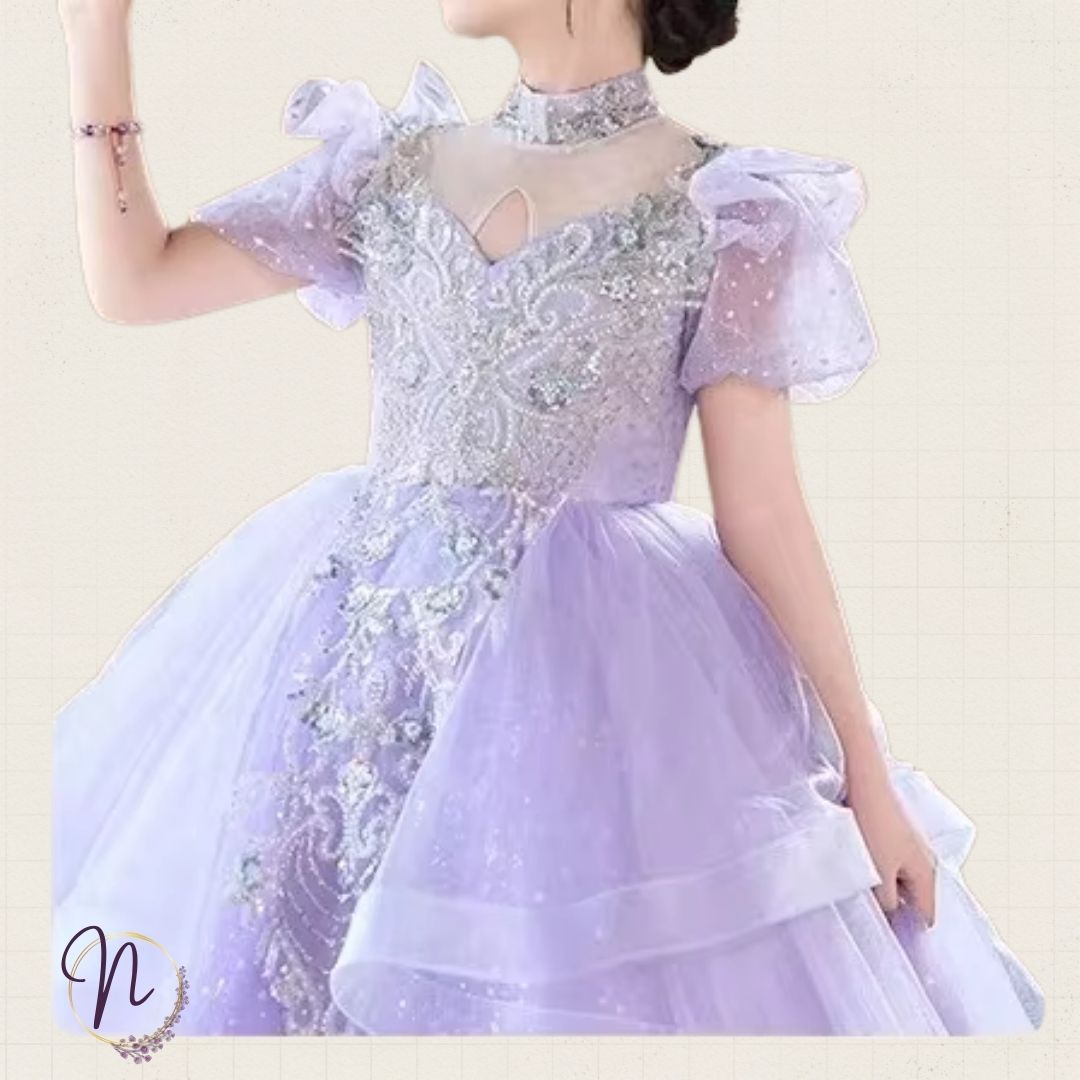 Lavender Starlight Princess Gown