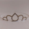 Crystal Teardrop Princess Crown