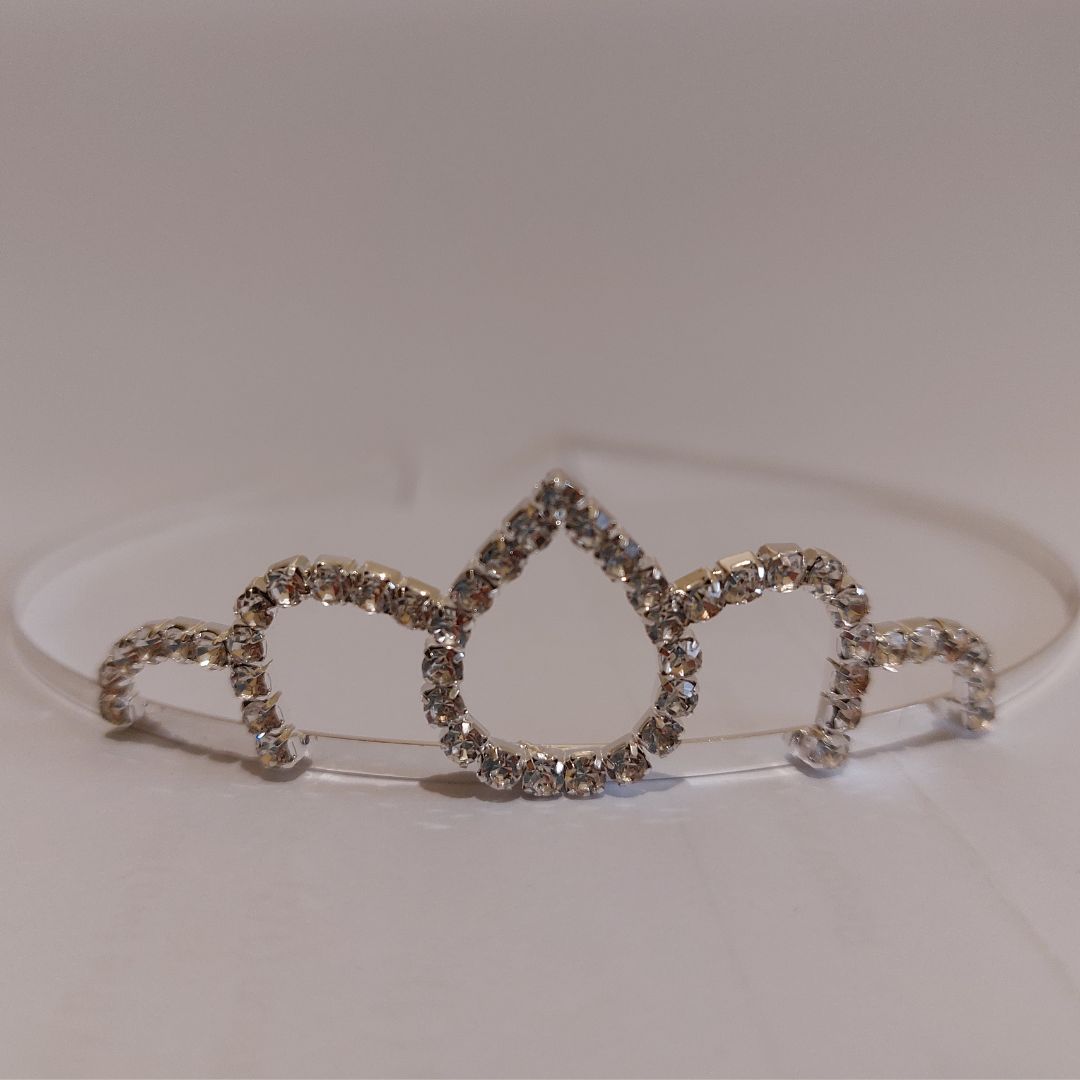 Crystal Teardrop Princess Crown