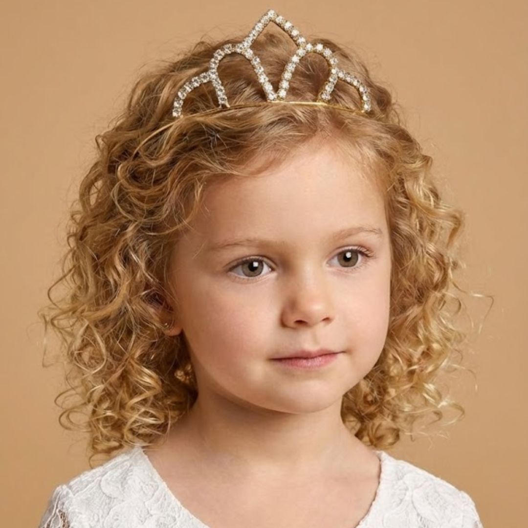 Golden Sparkle Princess Crown