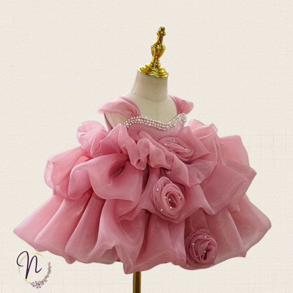 Blush Rose Princess Party Dress