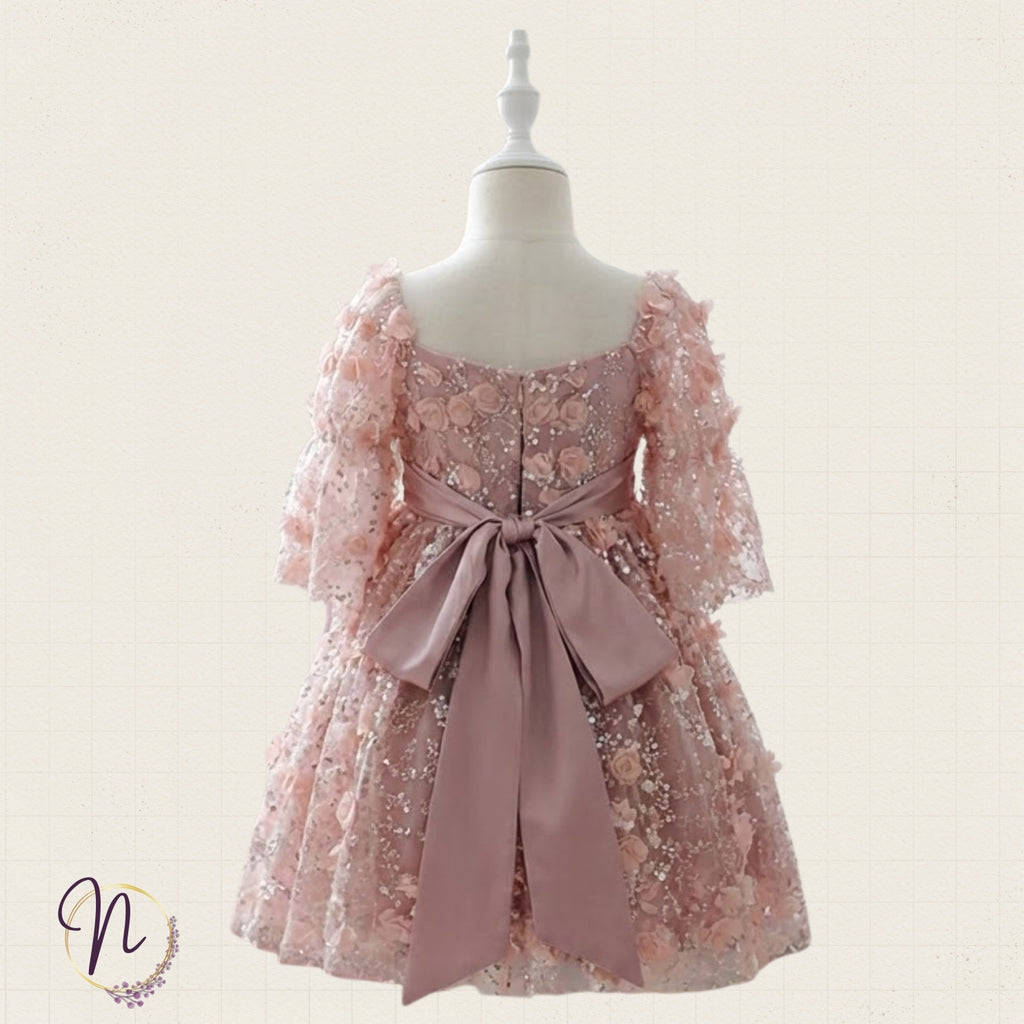 Blush Garden Blossom Princess Dress