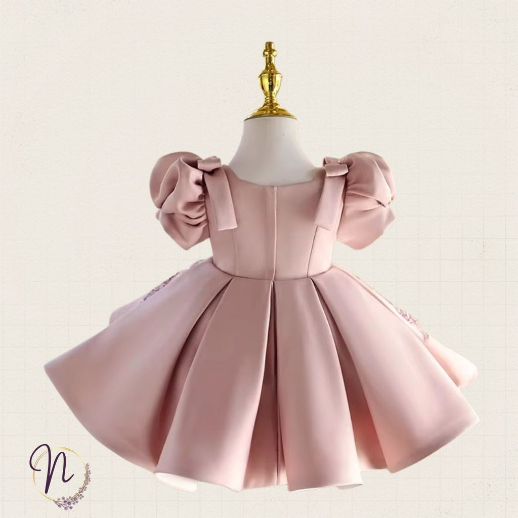 Dusty Rose Blossom Princess Dress