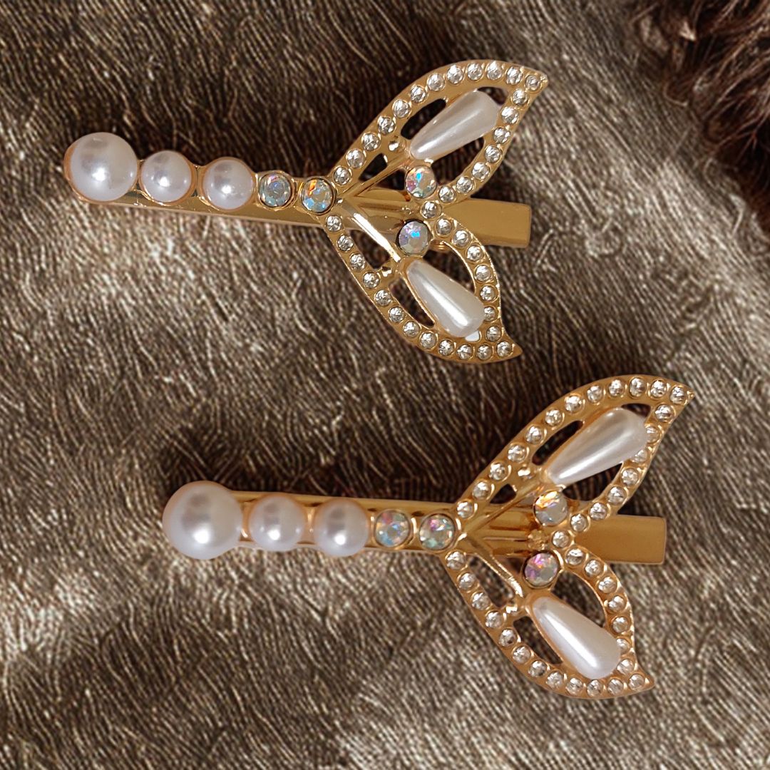 Golden Star Sparkle Clip