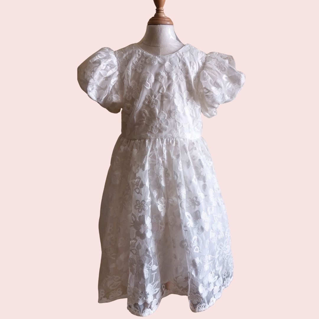 Ivory Blossom Lace Dress