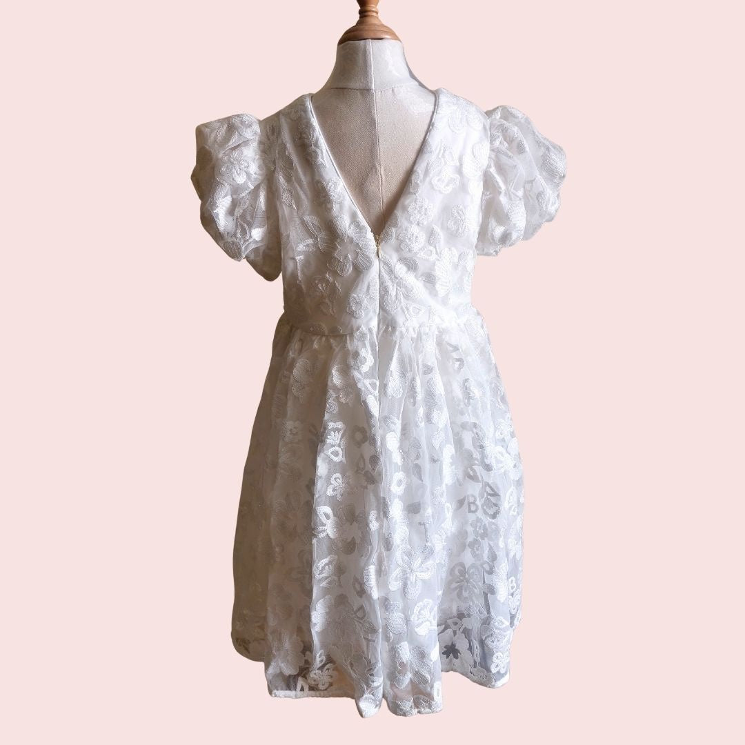 Ivory Blossom Lace Dress