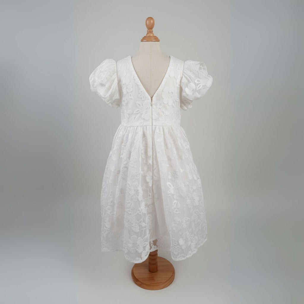 Ivory Blossom Lace Dress