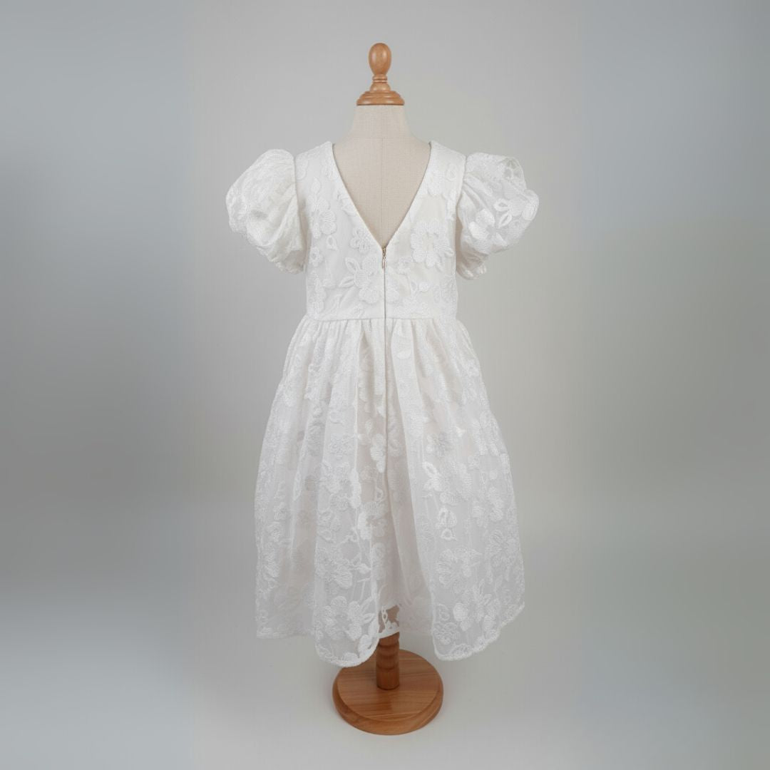 Ivory Blossom Lace Dress