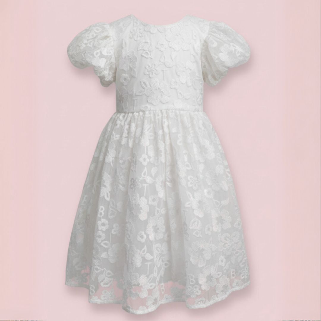 Ivory Blossom Lace Dress