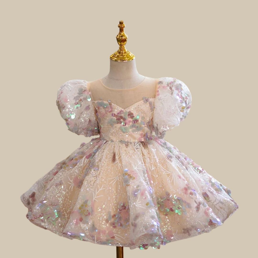 Pastel Sparkle Fairy Bow Dress