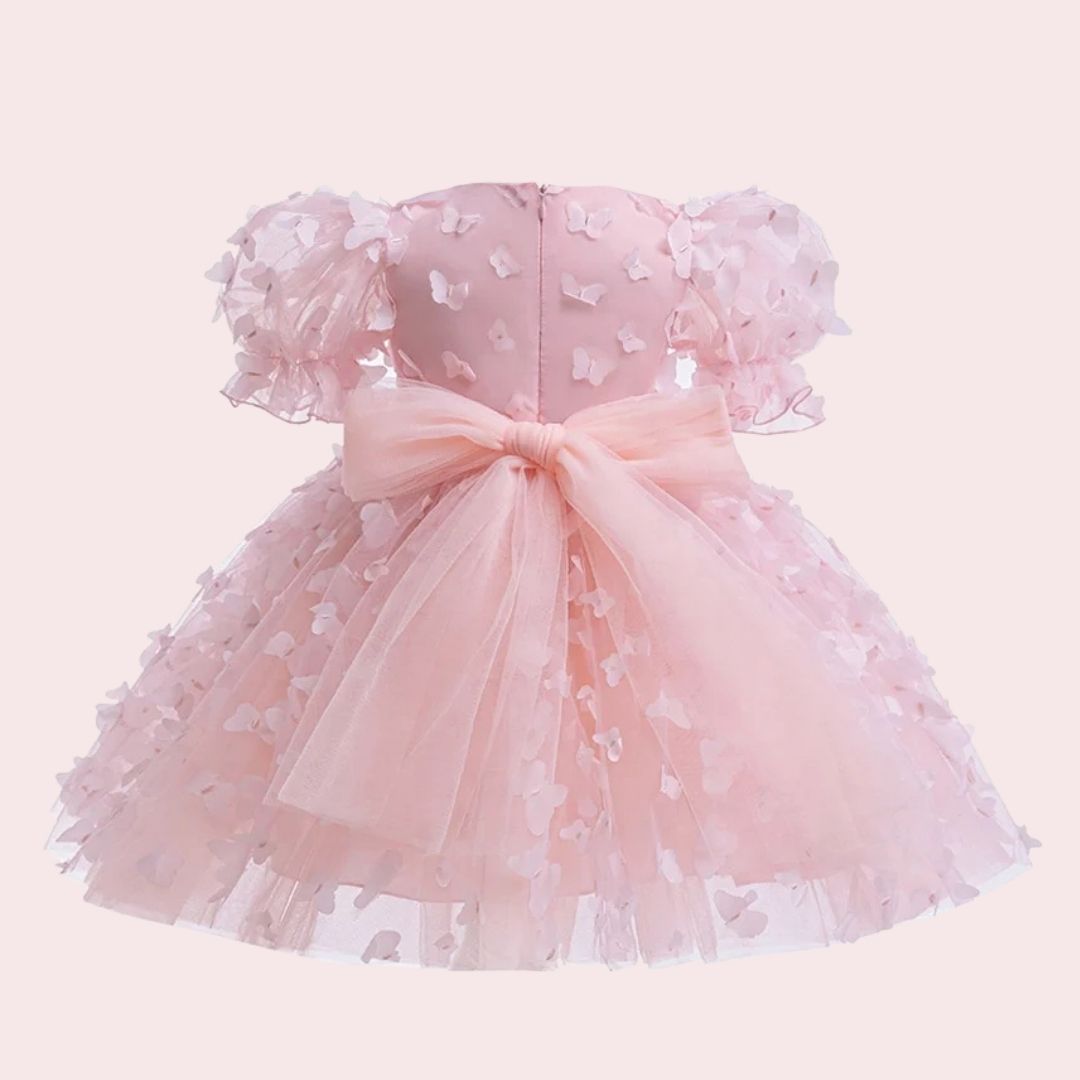 Pink Butterfly Garden Party Dress