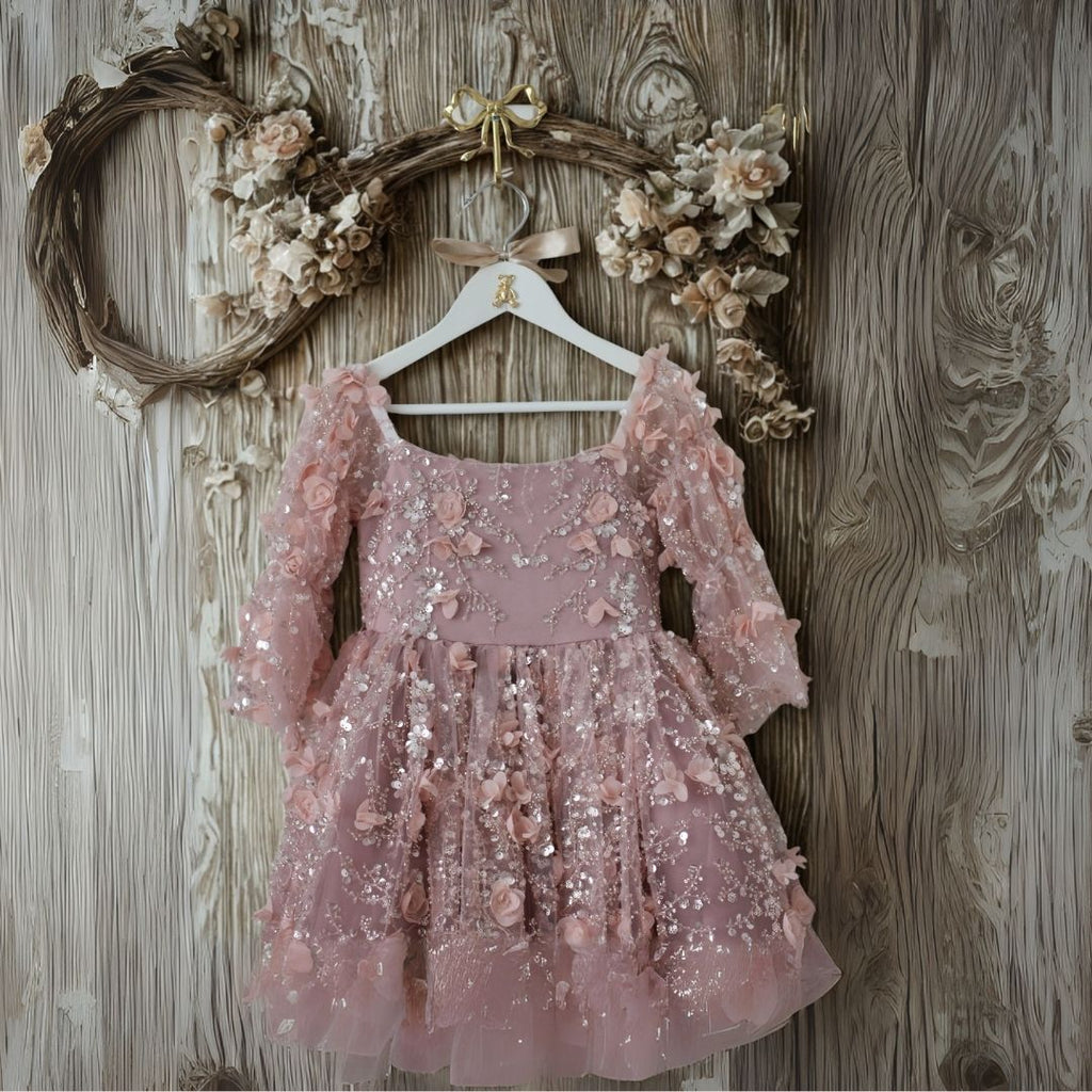 Blush Garden Blossom Princess Dress