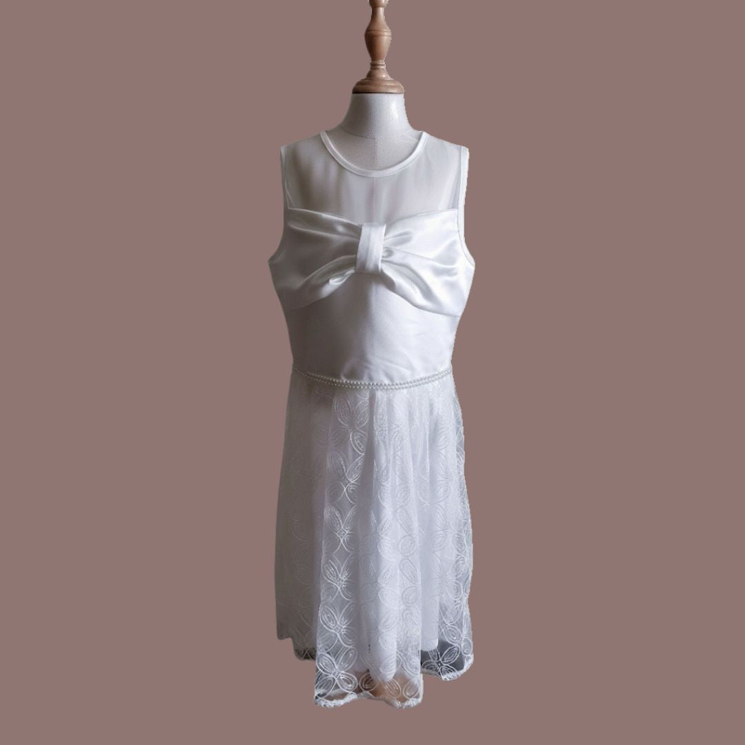 Pearl Bow Elegance Dress