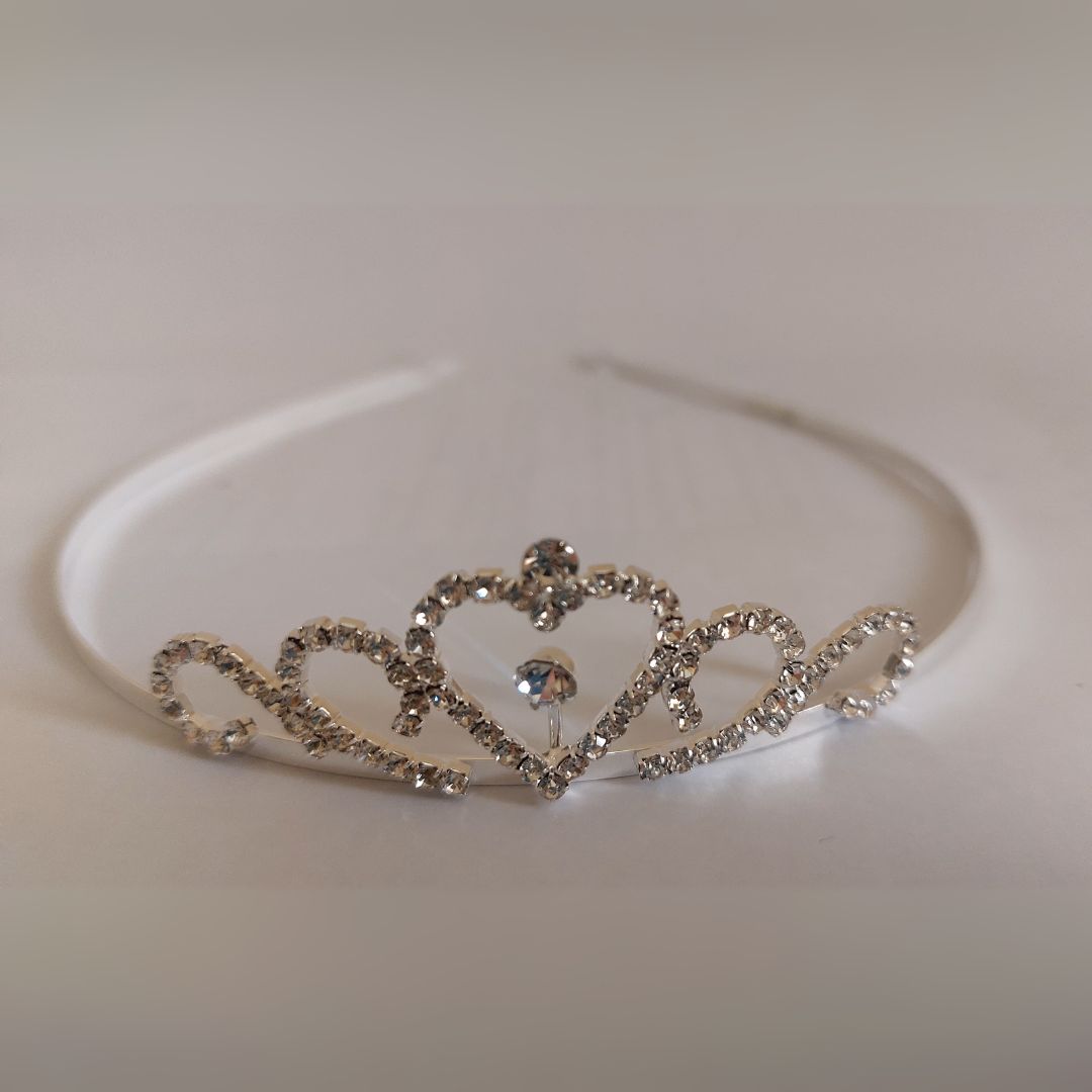 Silver Sparkle Princess Crown