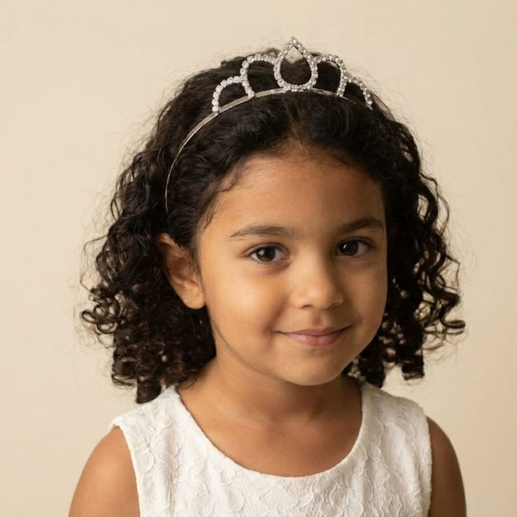 Crystal Teardrop Princess Crown