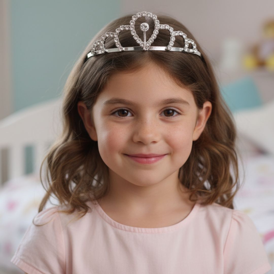 Moonlit Silver Royal Crown