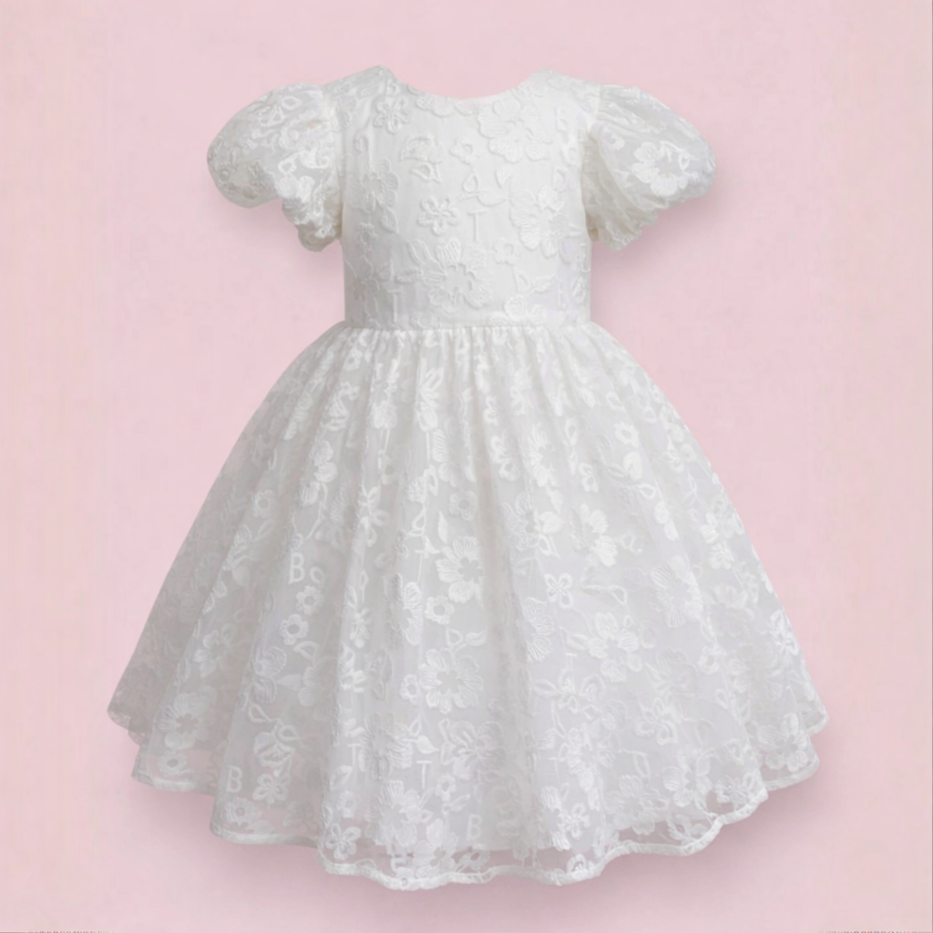 Ivory Blossom Lace Dress